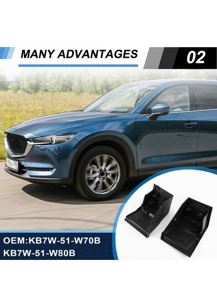 KB7W-51-W70B KB7W-51-W80B 1paır Sol Sağ Alt Kalıp Çamurluk Trim Mazda Cx5 Cx-5 Iı Kf 2017-2019 (Yurt Dışından) indirimleri