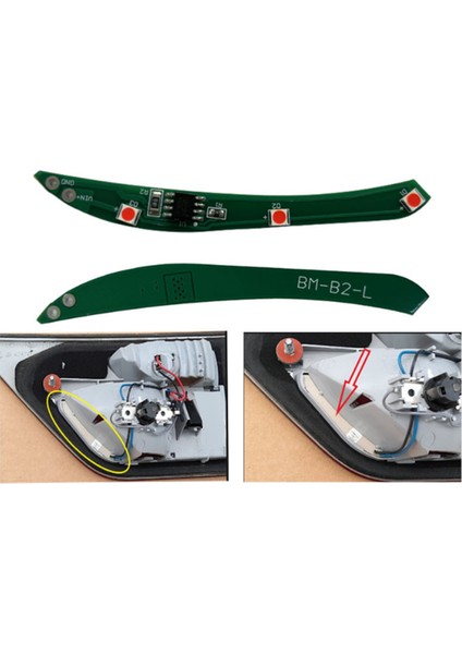 Araç Arka Iç Kuyruk Işık Tamir Çipi Devre Kartı LED Sürücü Modül Yonga Kartı Bmw X3 E83 2007-2010 Sağ (Yurt Dışından) modelleri