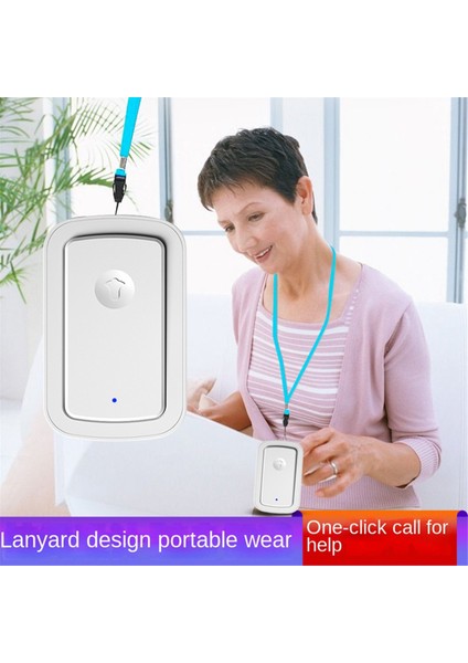 Çağrı Düğmesi Çağrı Çekme Cihazı Kablosuz 5 Vites Kablosuz Kapı Çanları/yaşlılar/hasta/engelli/gözden Geçirilmiş/hamile Kadın Eu Fiş (Yurt Dışından)