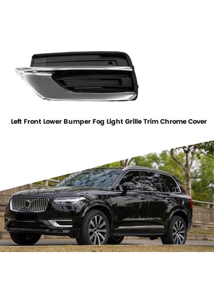 Sol Ön Alt Tampon Sisli Izgara Trim Krom Kapak 31663514 Volvo XC90 19-22 31663512 31663518 31663539 (Yurt Dışından) indirimleri