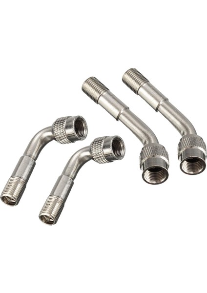4 Pcs Lastik Valf Uzatma Adaptörü Motosiklet Araç Lastik Gövdesi Extender 90 Derece Açı ve 135 Derece (Yurt Dışından)