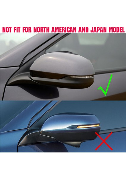 Honda Hr-V Hrv Vezel 2014 2015 2015 2017 2018 2019 Yan Dikiz Aynası Trim Şeridi Koruyucusu Aksesuarları, 2pcs Chrome (Yurt Dışından) indirimleri