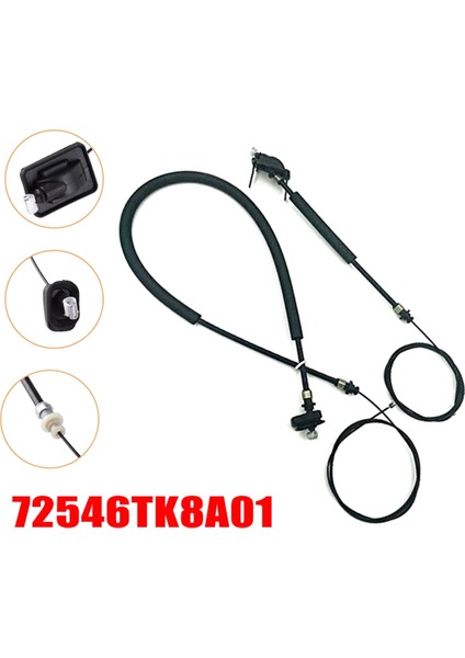 Honda Odyssey Için Motorlu Motorlu 1paır Güç Kaydına Kablo Kablo Kablo Kılı 2011-2020 72546TK8A01 72546-TK8-A01 (Yurt Dışından) fiyatları