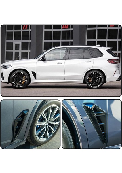 Bmw X5 G05 X5L 2019-2023 Aksesuarları Için Araba Yan Köpekbalığı Soluncak Yan Hava Outlet Kapak Döşeme (Yurt Dışından) indirimleri