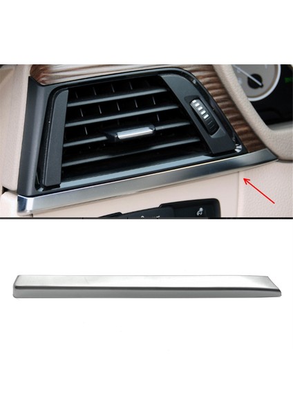Araba Gösterge Tablosu Sol A/c Havalandırma Paneli Trim Şeridi 51459249114 Bmw 3 4 Serisi F30 F31 2012-2019 F32 F33 Gümüş (Yurt Dışından) indirimleri