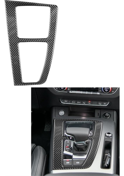 Audi Q5L Sq5 2018-2024 Lhd Merkez Konsol Dişli Vites Paneli Kapak Iç Döşeme Sticker Çıkartma Için Gerçek Karbon Fiber (Yurt Dışından) fırsatları