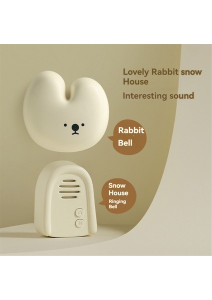 Bunny Doorbytel Tavşan Kapı Zili Kablosuz 3 Hızlı Ayarlanabilir Hacim Eğlence Çağrı Giriş Hatırlatma Ev Dairesi (Yurt Dışından) fiyatları
