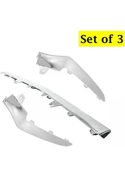 3pcs Ön Alt Tampon Krom Trim Kalıplama Benz E Sınıfı W212 14-16 A212852774 A212852874 A2128852674 (Yurt Dışından) fırsatları