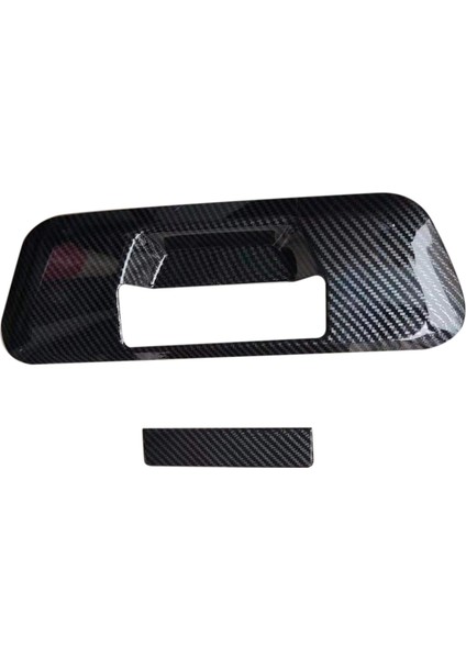 Nissan Navara NP300 St 2014-2020 Arka Bagaj Kuyruk Kapı Koyu Kapak Trim Dekor Araç Aksesuarları, Karbon Fiber Abs (Yurt Dışından)