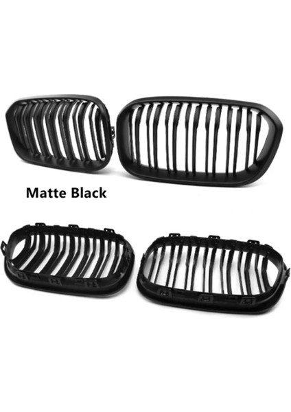 Mat Siyah Ön Tampon Böbrek Izgara Izgara Kafası Bmw E60 M5 E61 520I 545I 550I 535I 2003-2009 (Yurt Dışından) modelleri