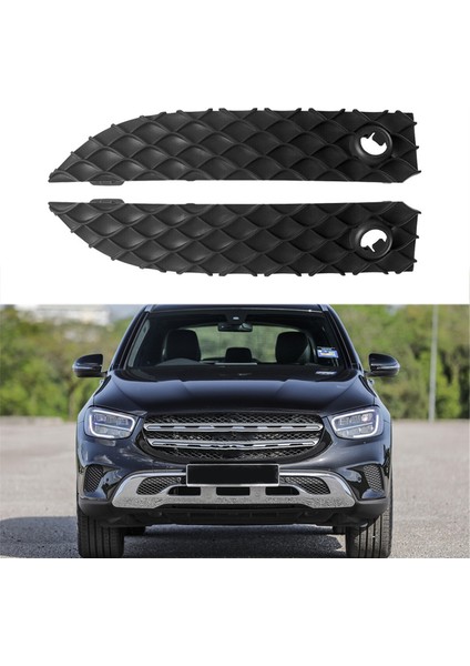 1 Çift Ön Tampon Alt Izgara Yan Kapak Kapağı Sol+Mercedes-Benz Için Sağda Uyum X253 Glc 2020-2022 (Yurt Dışından) modelleri