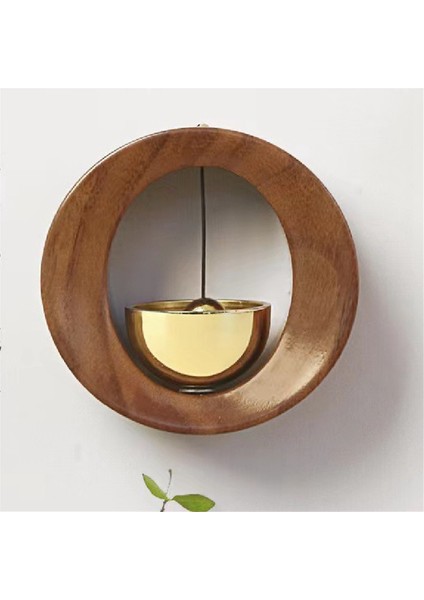 Ahşap Bakır Rüzgar Zil Ahşap Kablosuz Kapı Çan Giriş Hatırlatma Kapı Zili Estetik Ev Dekorasyonları Kapı Zili B (Yurt Dışından) modelleri