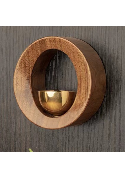 Ahşap Bakır Rüzgar Zil Ahşap Kablosuz Kapı Çan Giriş Hatırlatma Kapı Zili Estetik Ev Dekorasyonları Kapı Zili B (Yurt Dışından) indirimleri