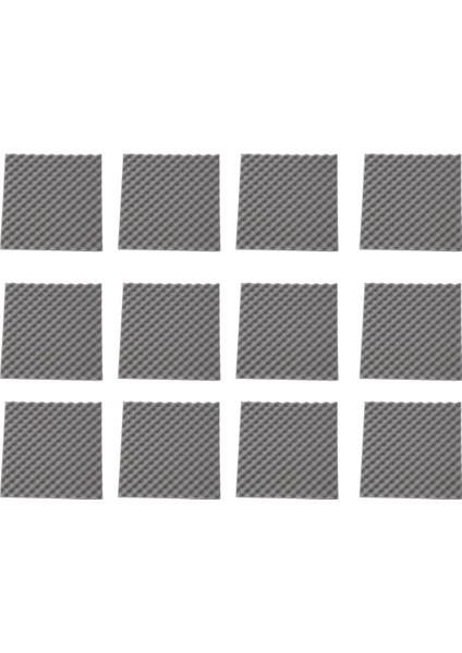 12 Paket Yumurta Sandığı Ses Geçirmez Köpük Panelleri 1.2 Inç x 20 Inç x 20 Inç Ev &amp; Pro Stüdyolar Için Akustik Köpük Gri (Yurt Dışından)