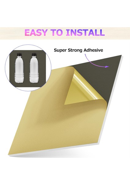 18 Paket Kendi Yapışkan Akustik Paneller, 12X12X0.4INCH Ses Geçirmez Köpük Duvar Panelleri, Ev Stüdyosu Ofisi Için, Siyah (Yurt Dışından) modelleri