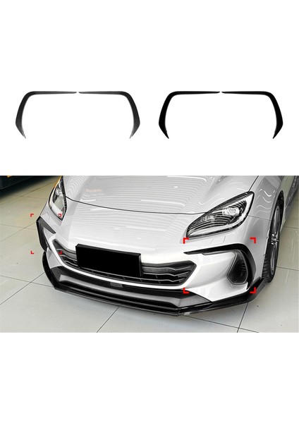 Araba Ön Tampon Spoiler Ayırıcı Kapak Sis Kapakları Subaru Brz Için Kanard 2021-2024 Karbon Fiber (Yurt Dışından) modelleri