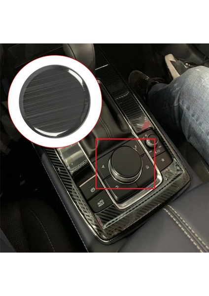 Mazda Için 2x Cx-30 CX30 2020 2021 Paslanmaz Çelik Siyah Dişli Vardiya Panel Düğmesi Anahtar Kapak Döşeme Araç Stili (Yurt Dışından) modelleri