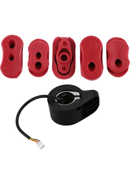 Xiaomi M365 Elektrikli Scooter Parçaları Için 6 Pcs: 5 Pcs Su Geçirmez Kauçuk Tapa ve 1 Pcs Gaz Kelebeği Hız Kontrolü (Yurt Dışından)