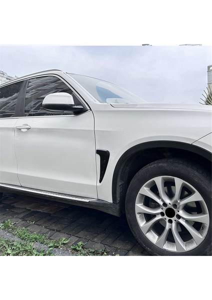 Araba Yan Havalandırma Hava Akışı Alım Kaputu Yan Çamurluk Havalandırma Bonnet Kapağı Trim Bmw X5 F15 2014-2018 Parlak Siyah (Yurt Dışından) modelleri