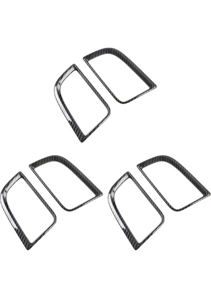 Mitsubishi Pajero Sport 2020 3pc Karbon Fiber Abs Klima Havalandırma Çıkış Kapağı Kapak Trim Araba Stil (Yurt Dışından)