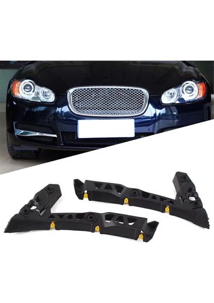 1 Çift Ön Tampon Montaj Braketi Jaguar Xf 2009-2011 C2Z10618 C2Z10617 (Yurt Dışından)