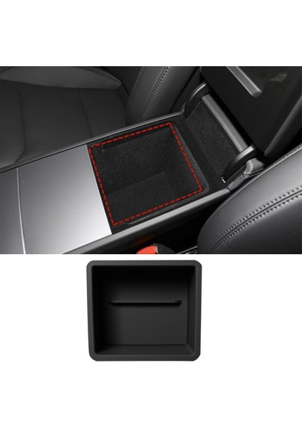 Tesla Model 3+ Için Yeni Model3 Merkez Konsolu Kol Standı Saklama Kutusu Organizatör Iç Aksesuarlar Pvc Beyaz (Yurt Dışından) fiyatları