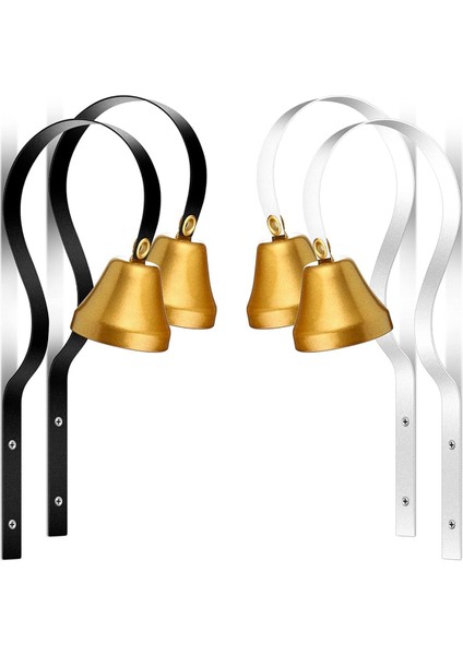 4 Adet Esnaf Zil Antika Kapı Zili Duvar Monte Esnaf Kapı Açılış Için Kapı Zili Köpek Eğitim Çan Zil (Yurt Dışından)