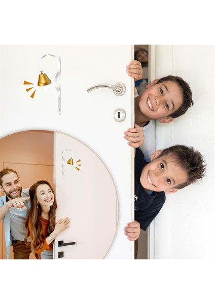 4 Adet Esnaf Zil Antika Kapı Zili Duvar Monte Esnaf Kapı Açılış Için Kapı Zili Köpek Eğitim Çan Zil (Yurt Dışından) fiyatları