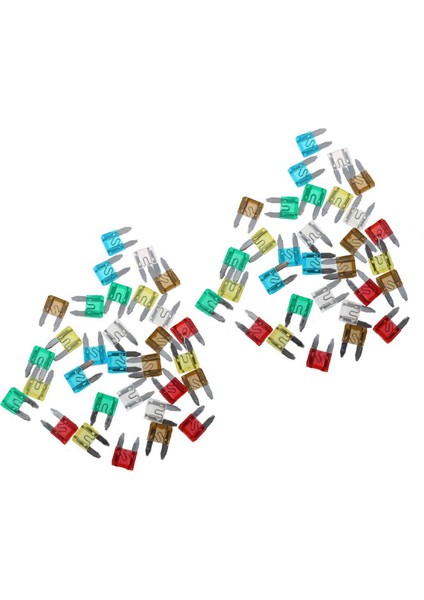 60 × Bıçak Sigorta Fişi 7.5/10/15/20/25/30 Motorlu Taşıtlar Için Amper (Yurt Dışından)