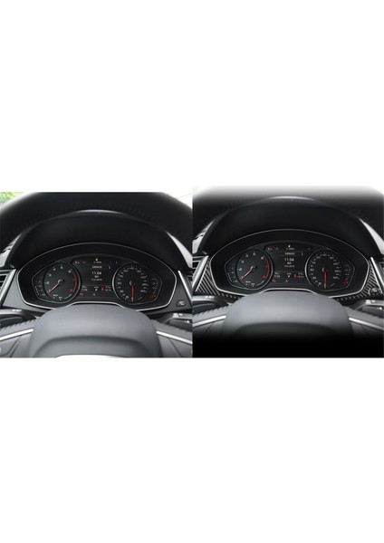 Audi Q5L Fy Sq5 2018-2024 Dash Gösterge Kümesi Speedometre Çerçeve Kapak Iç Trim Çıkrısı Için Gerçek Karbon Fiber (Yurt Dışından) indirimleri