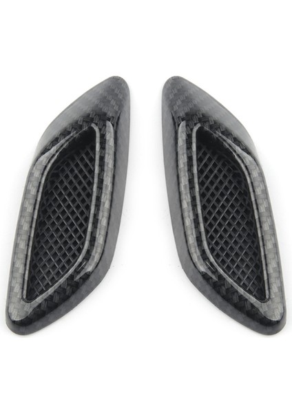 6pcs Karbon Fiber Araba Kaputu Çerçeve Dekoratif Çıkartmalar Çamurluk Hava Çıkışı Yan Işaret Evrensel Dekoratif Kapak (Yurt Dışından) fiyatları