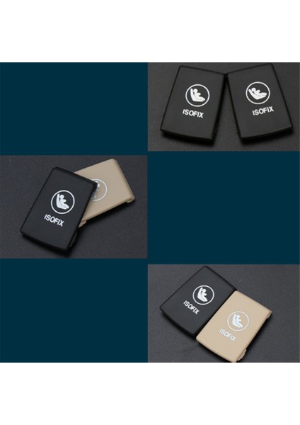 Arka Çocuk Koltuk Güvenli Ankraj Bmw X1 F48 F49 2016-2023 Otomobil Arka Koltuk Kancası Kapak Çocuk Kısıtlama Bej (Yurt Dışından) fiyatları