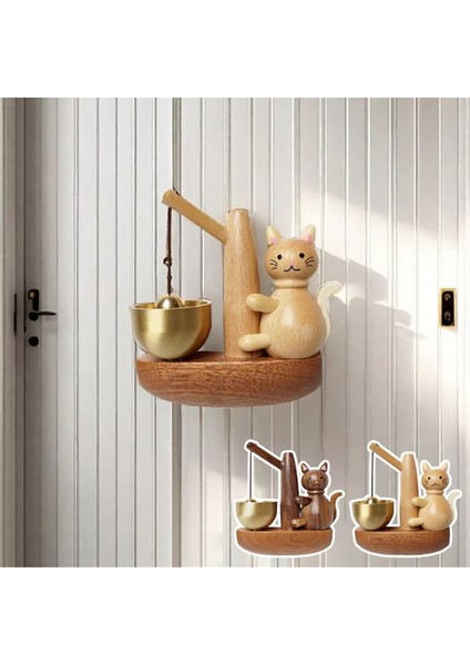 Siyah Ceviz Ahşap Kapı Zili Rüzgar Zil, Oda Dekoru, Bahçe Peyzaj Zili, Dükkan Hatırlatıcısı (Yurt Dışından) fiyatları