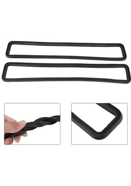 1 Çift Araba Bulkhead Seal Conta Conta Bulkhead Havalandırma Conta Kauçuk Şeridi MUC4299 396139 ALR2220 Land Rover Defender (Yurt Dışından) fırsatları