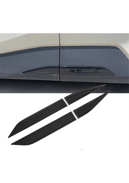 4pcs Karbon Fiber Renkli Araba Dış Kapak Kapağı Kapak Dekoru Için Byd Yunus Mini/byd Seagull (Yurt Dışından) fiyatları