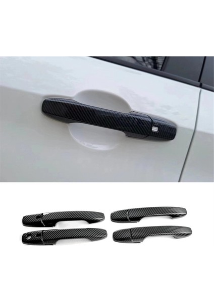 Toyota Yaris Için Cross 2023 2024 Rhd Güneydoğu Asya Sürüm Araç Dış Kapı Tutma Kapağı Kapak Trim Kiti (Karbon) (Yurt Dışından) fiyatları