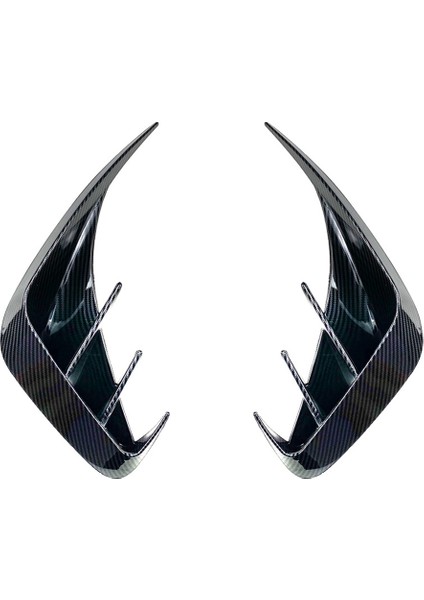 G20 Arka Tampon Dudak Yan Hava Hava Havalandırma Outlet Kapak Trim -Bmw 3 Serisi G20 M Sport 320I 325I 330I Karbon Fiber (Yurt Dışından)