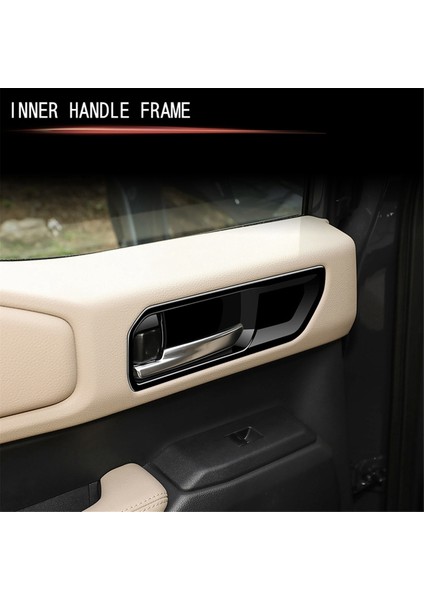 Toyota Prado LC250 2024 Iç Aksesuarlar Parlak Siyah (Yurt Dışından) modelleri