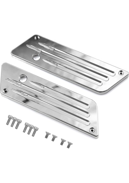 Gümüş Motosiklet Saddle Bag Toka Kapağı Harley Street Road Glide Için Profesyonel Saddlegag Kapakları 1993-2013 (Yurt Dışından) modelleri