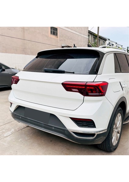 Araba Arka Pamuk Yan Spoiler Canards Vw T-Roc 2017-2024 Arka Ön Cam Yan Kanat Trim Sticker, A Için (Yurt Dışından) fırsatları