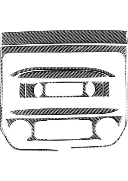 Chevy Için Karbon Fiber Silverado Gmc Sırrra 1500 2014-2018 Lhd Merkez Konsolu Ac Panel Kapak Trim Iç Aksesuarlar (Yurt Dışından)