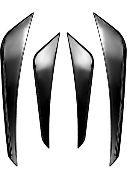 Araba Ön Tampon Dış Yan Ayırıcı Spoyler Bmw 1 Serisi F20 F21 M Sport 2015-2019 Parlak Siyah (Yurt Dışından)