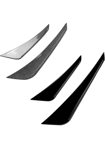 Araba Ön Tampon Dış Yan Ayırıcı Spoyler Bmw 1 Serisi F20 F21 M Sport 2015-2019 Parlak Siyah (Yurt Dışından) indirimleri