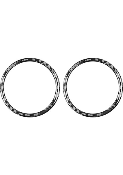 Audi Tt 8n 2001-2006 Için Karbon Fiber Yan Hava Çıkış Kapağı Çerçevesi Çerçeve Çıkartma Etiketi Iç Aksesuarlar (Yurt Dışından)