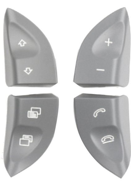 Araba Sol Sağ Direksiyon Simidi Düğmeleri Mercedes-Benz S-Serisi W220 1998-2005 cl W215 1999-2006 Gri (Yurt Dışından)
