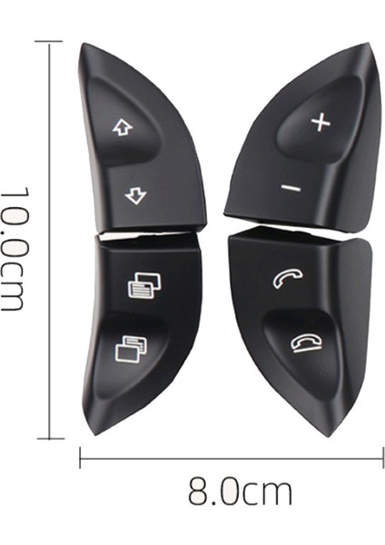 Araba Sol Sağ Direksiyon Simidi Düğmeleri Mercedes-Benz S-Serisi W220 1998-2005 cl W215 1999-2006 Gri (Yurt Dışından) modelleri