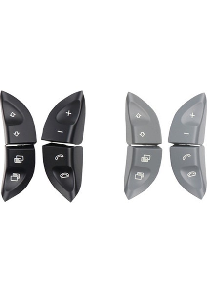 Araba Sol Sağ Direksiyon Simidi Düğmeleri Mercedes-Benz S-Serisi W220 1998-2005 cl W215 1999-2006 Gri (Yurt Dışından) fırsatları