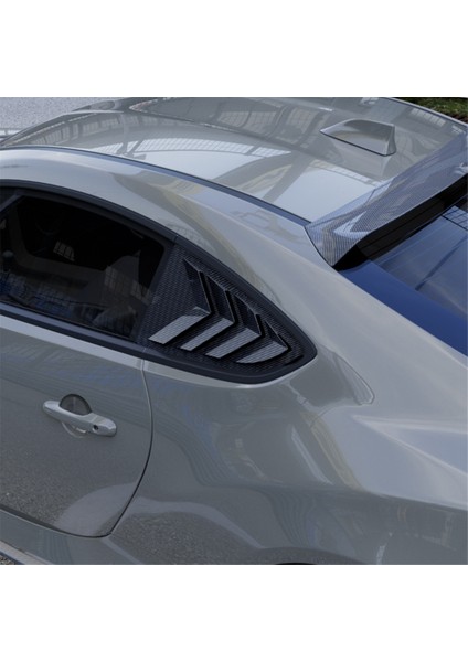 Araba Arka Üçgen Pencere Panjur Panjurları Panjurlar Toyota GR86 Subaru Brz 2022+ Karbon Fiber Desen (Yurt Dışından) indirimleri