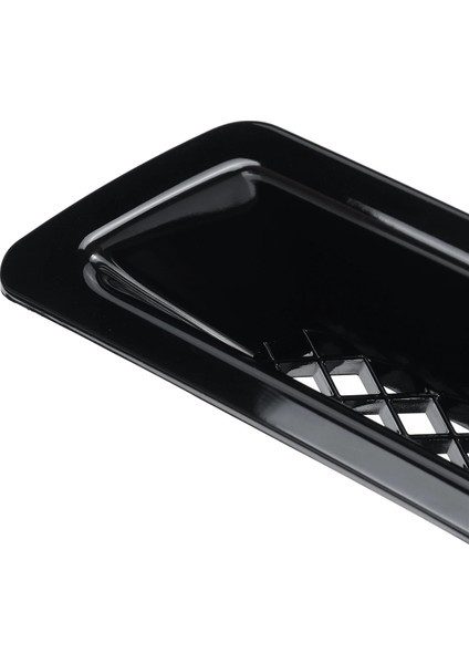 2x Parlak Siyah Evrensel Araba Ön Tampon Kaput Havalandırma Havalandırma Havalı Hava Dekorasyonu Honda Civic Audi-A4 B8 Golf BMW-E90 E80 E82 (Yurt Dışından) indirimleri