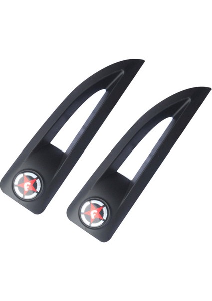 Jeep Wrangler Için 1 Çift Kaput Yan Havalandırma Kapağı Döşeme Jk 2007-2017 Siyah (Yurt Dışından)